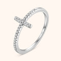 Elegant Zirconia Cross Ring - Faith in Style
