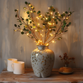 LumiVista Magical Olive Branch Light String - 70 cm Elegance