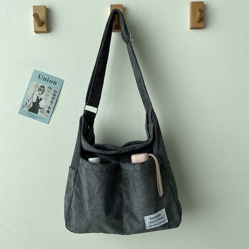 StyleLoom - Luxury Corduroy Shoulder Bag for Women