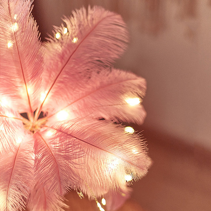 OstrichGlow Nightlight - Unique Mood Lamp with Pink Base