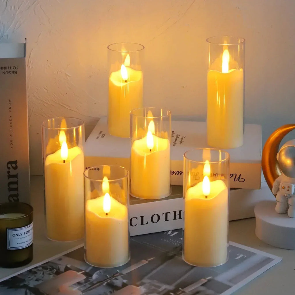Auraflame - Elegant Flameless LED Candles Set of 6