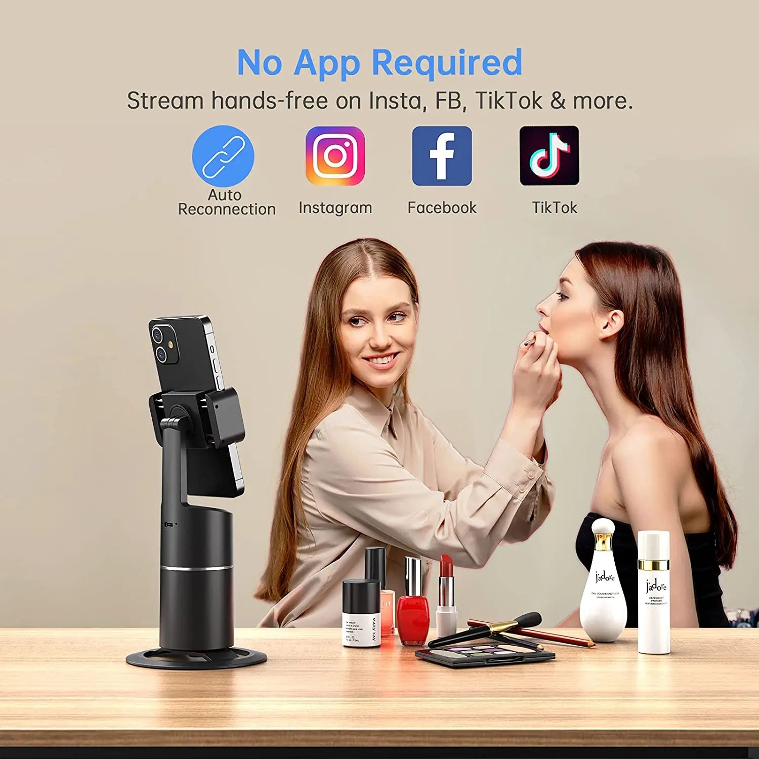 Follow Frame - Automatic Phone Holder with Face Recognition