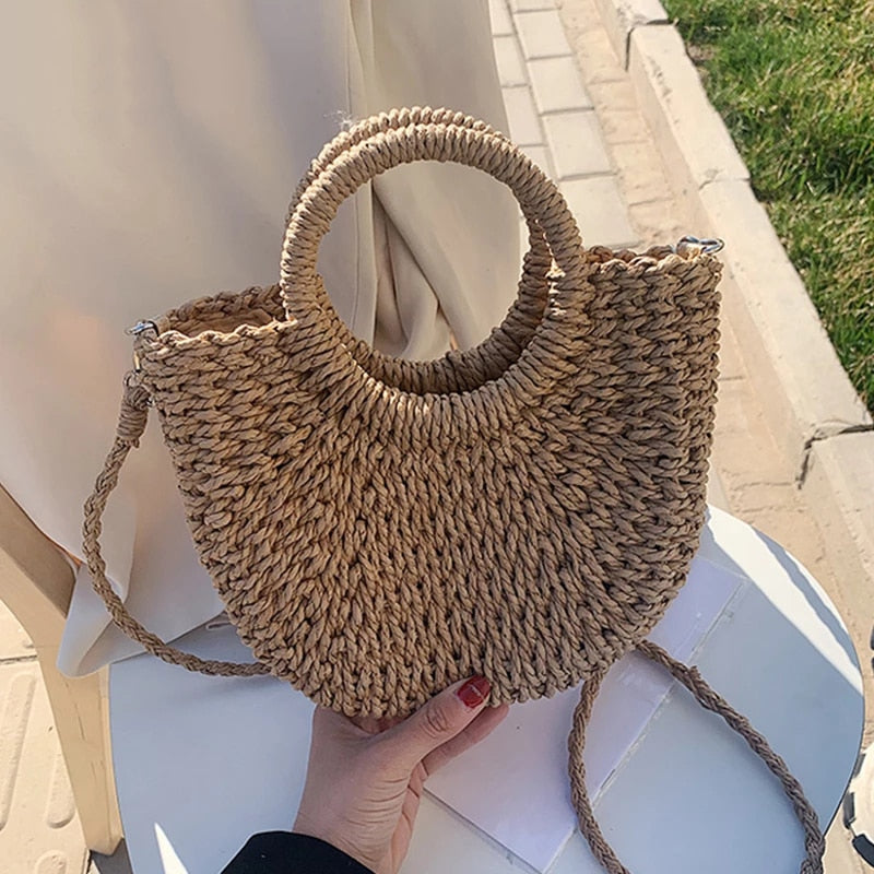 RomyBag - Summer Rattan Shoulder Bag for Women