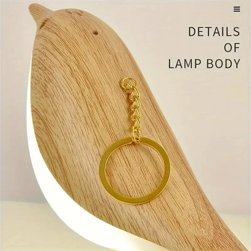 Playful Bird Night Light - Touch Control & Adjustable Light Colors