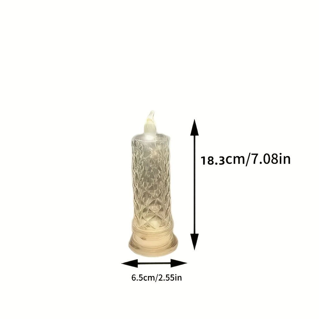 EnchantingGlow Candle Table Lamp - Flameless LED Mood Lights