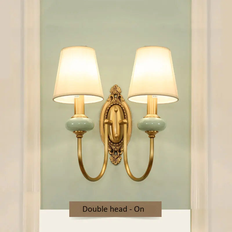CopperGlow - Elegant Vintage Wall Lamp for Home