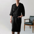 ClassicLounge Bathrobe - Stylish Cotton Bathrobe for Men