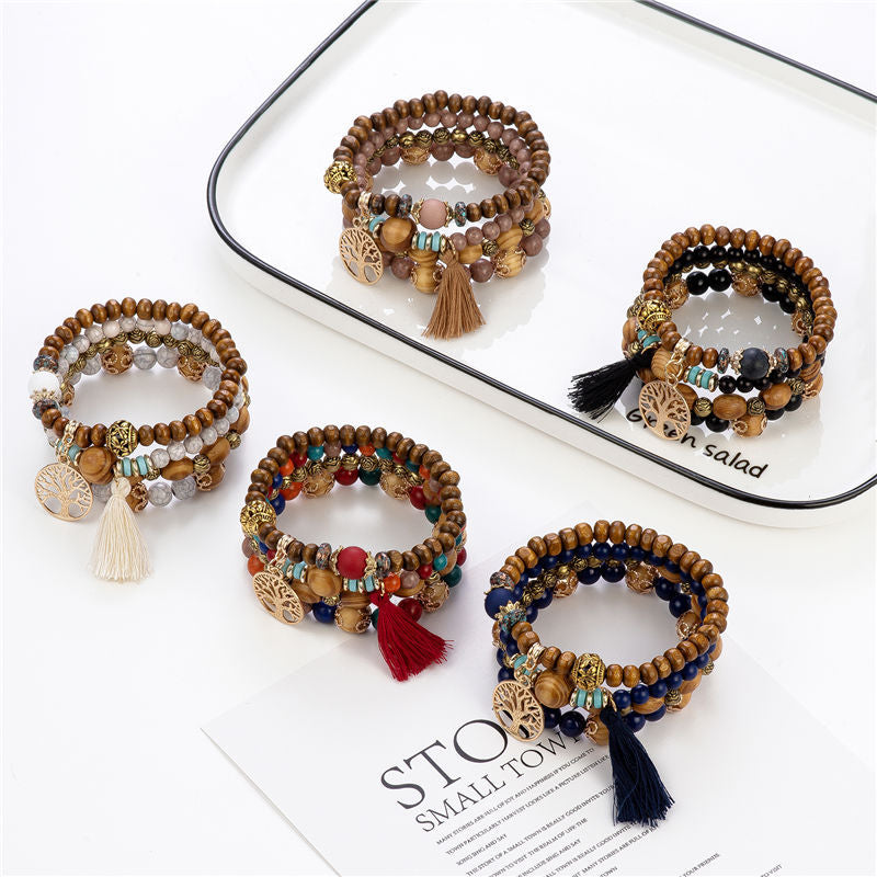 Elowen's Enchanting Tree of Life Pearl Bracelet