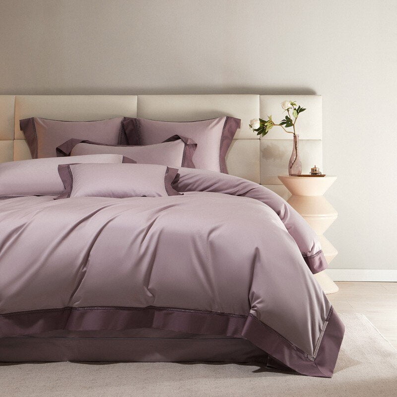 Mystique Mauve – Luxury Egyptian Cotton Duvet Cover Set