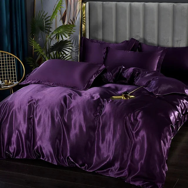 SatinDream Bedset - Luxury Satin Bedding for Dreamlike Nights