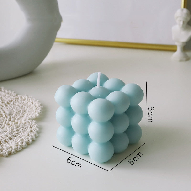 BubbleGlow Candle - Trendy Candle for Your Interior