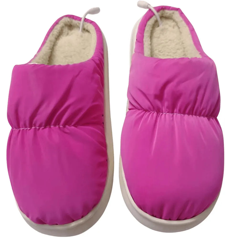 CloudCuddle Comfort Slippers - Ultimate Heated Plush Slippers for Winter Comfort