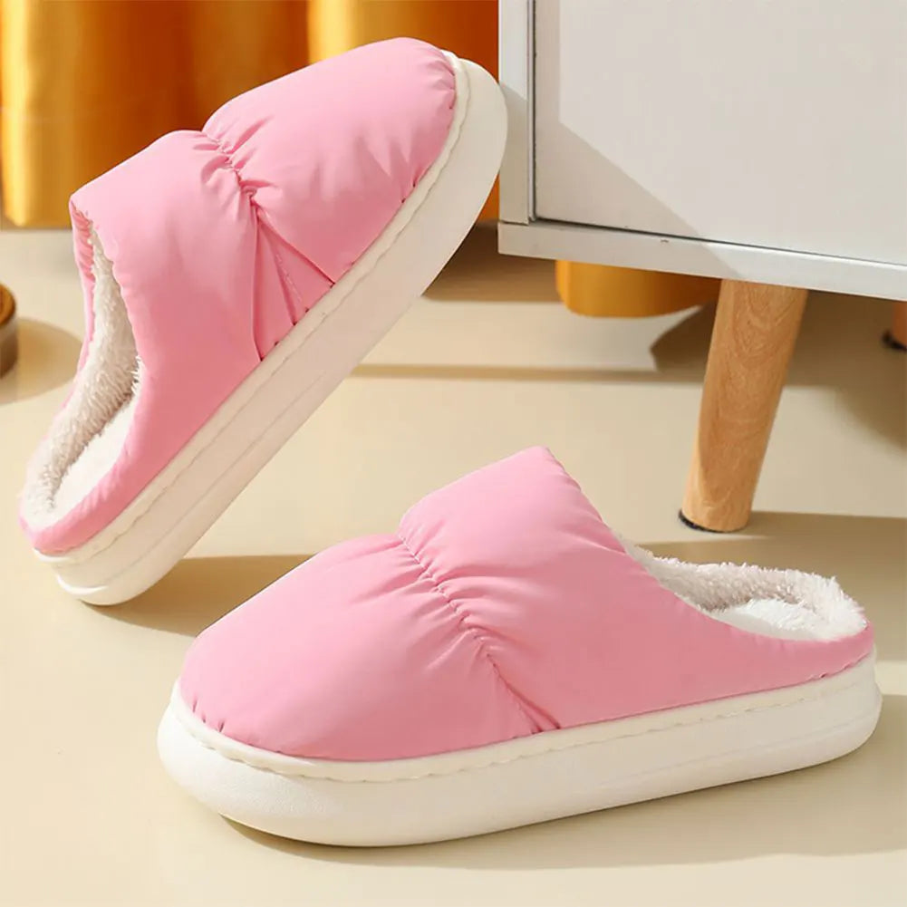 CloudCuddle Comfort Slippers - Ultimate Heated Plush Slippers for Winter Comfort