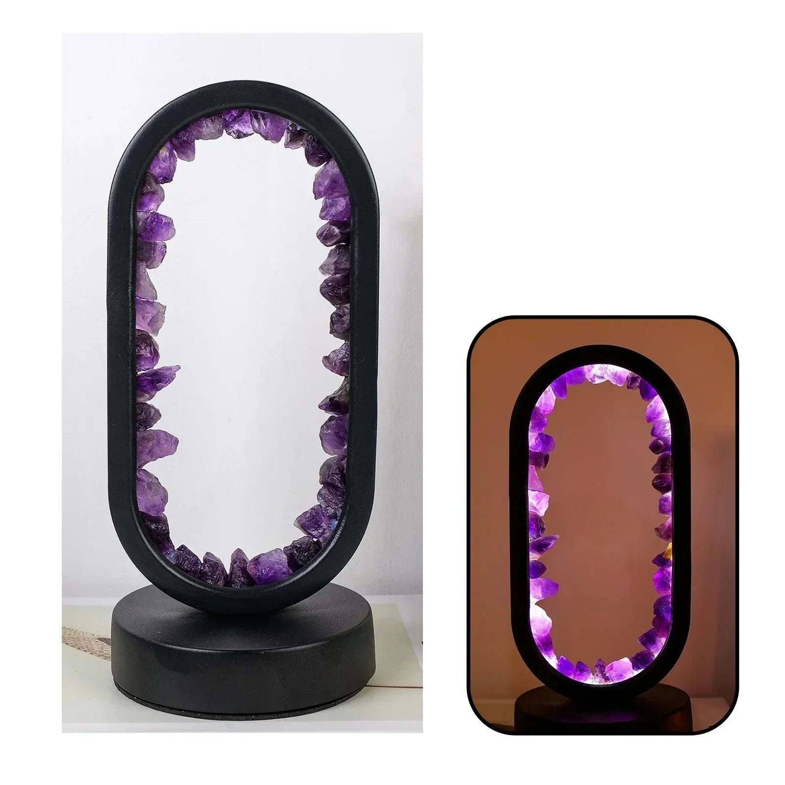 Amethystique – Elegant Natural Crystal Lighting