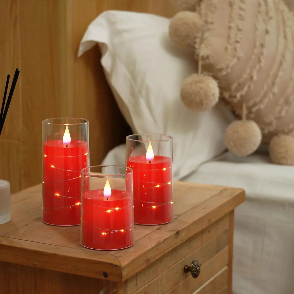 Flameflex LED Candles - Set of 3