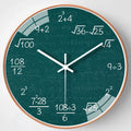 ChalkBoard Clock - Mathematical Formulas Wall Decoration