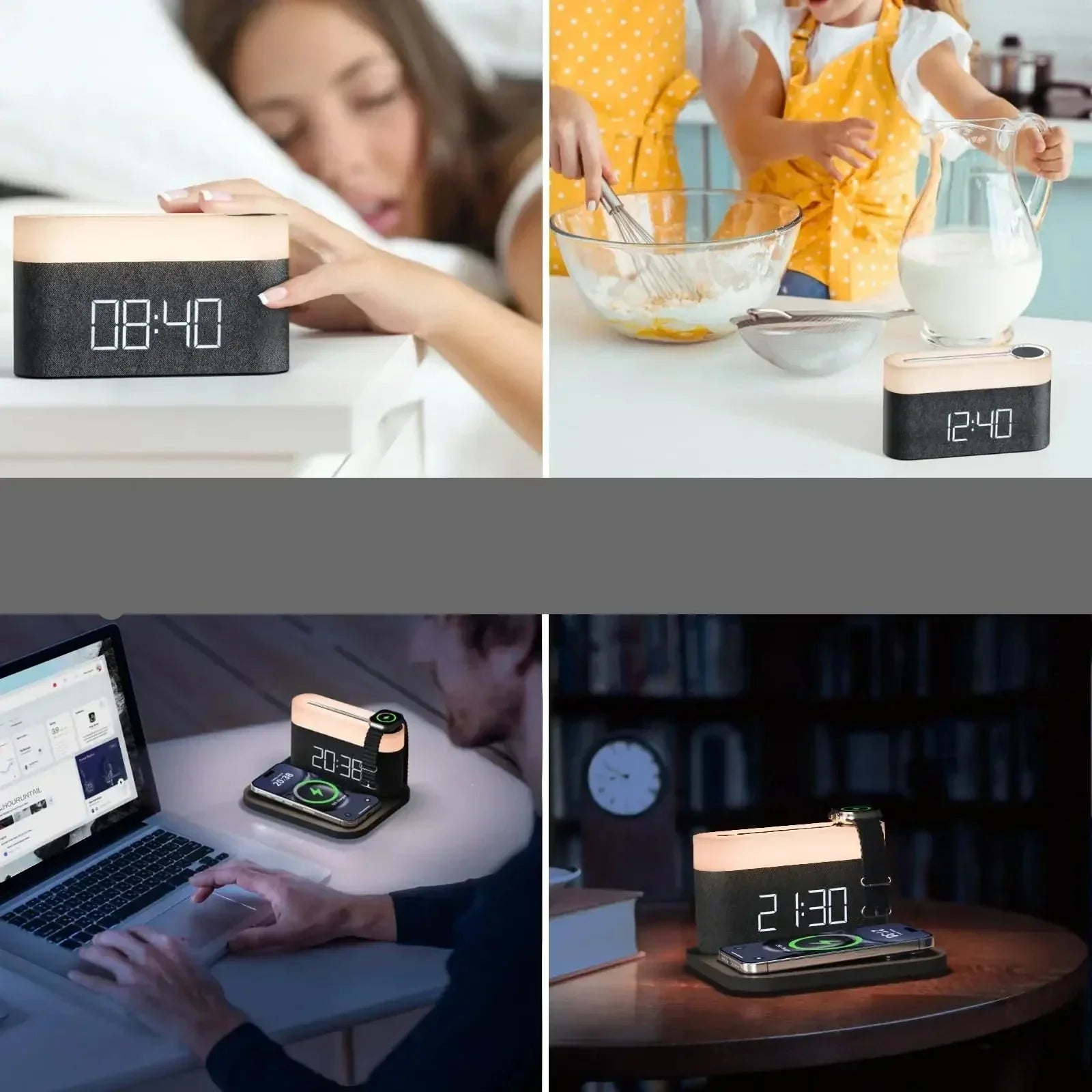 LuxeCharge Pro - Wireless Charger with Night Light