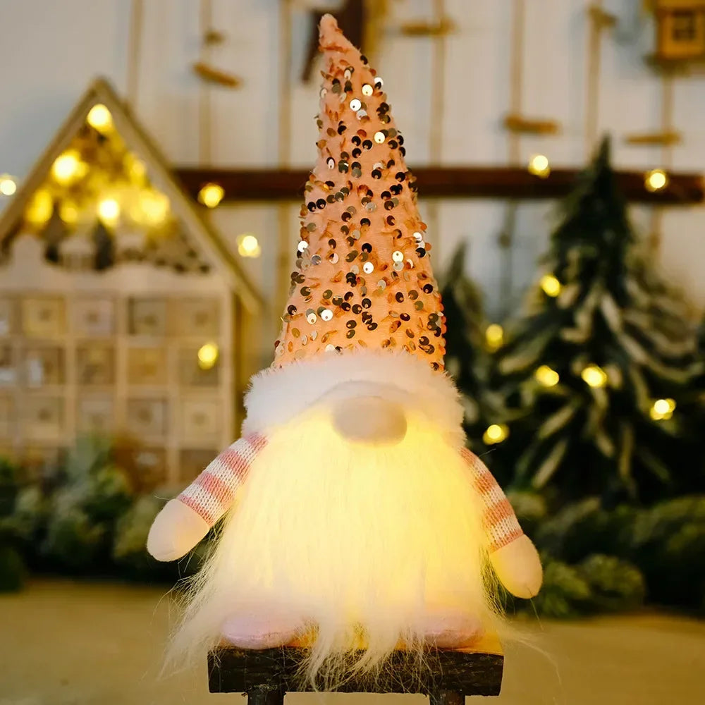 NoelGnome Christmas Gnome - Charming Illuminated Christmas Decoration for Your Home