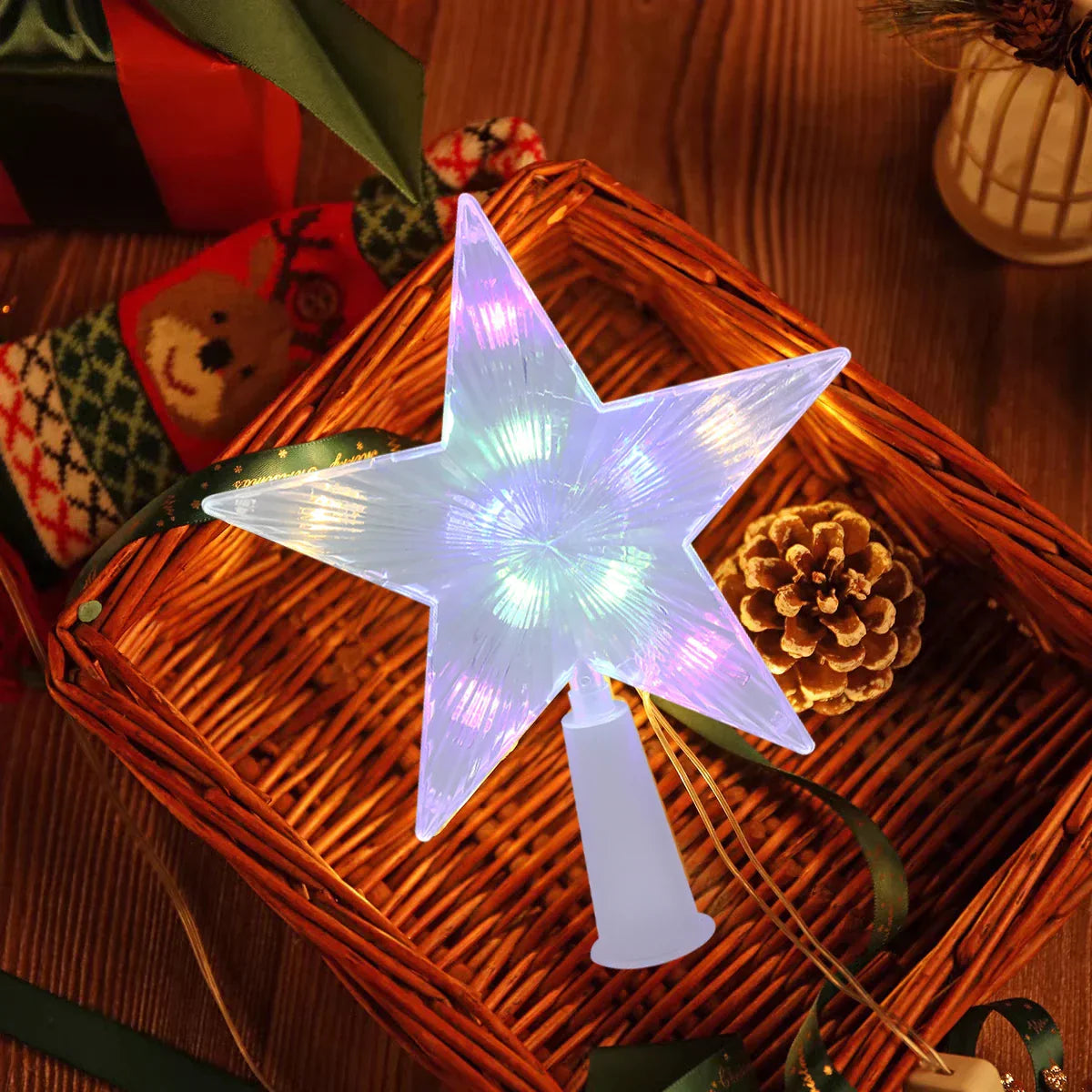 Starlit - Magical LED Star for Christmas Tree Decoration