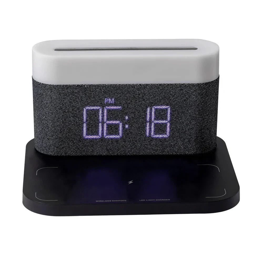 SmartCharge - Multifunctional Charging Station with Alarm and Night Light