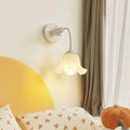 LuxePetal - Elegant Floral Pattern Wall Lamp for Bedroom