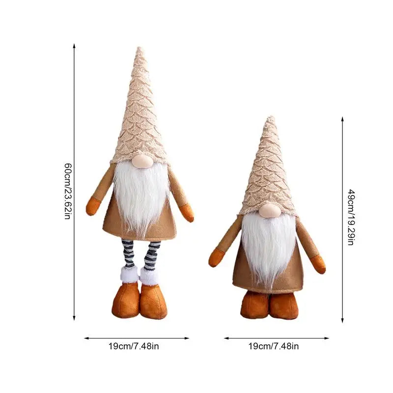 Magical Adjustable Christmas Gnomes - Elegant & Cozy