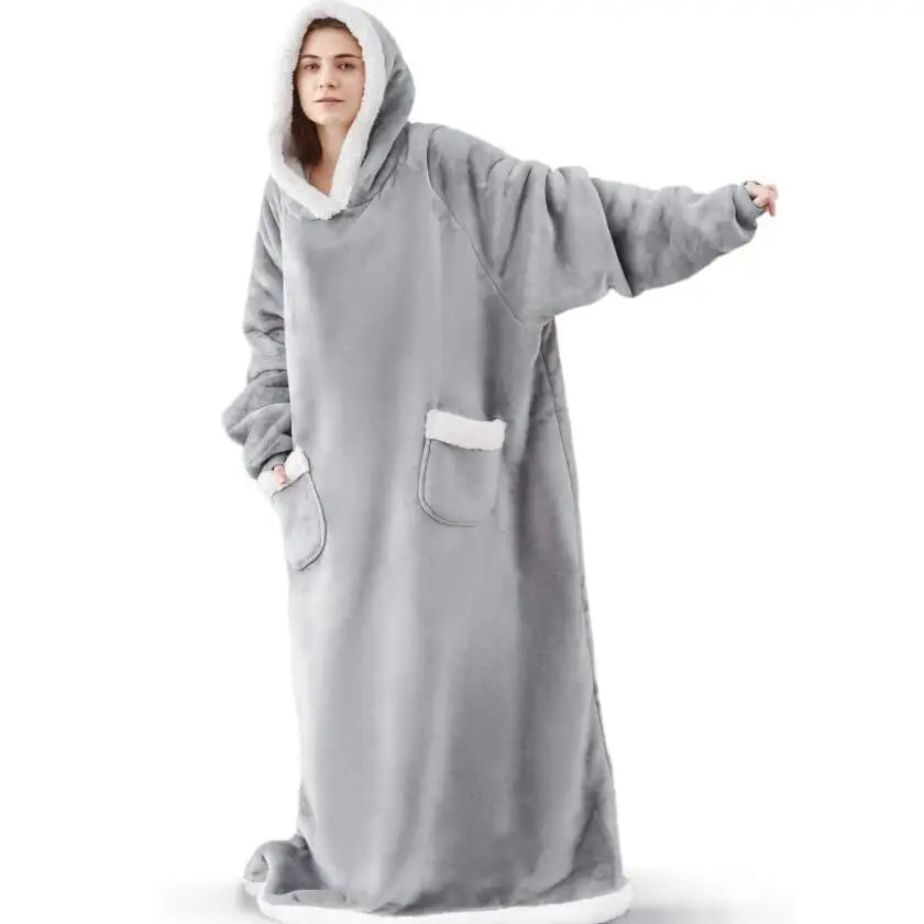 SleeveSnug - Ultimate Oversized Winter Blanket Sweatshirt