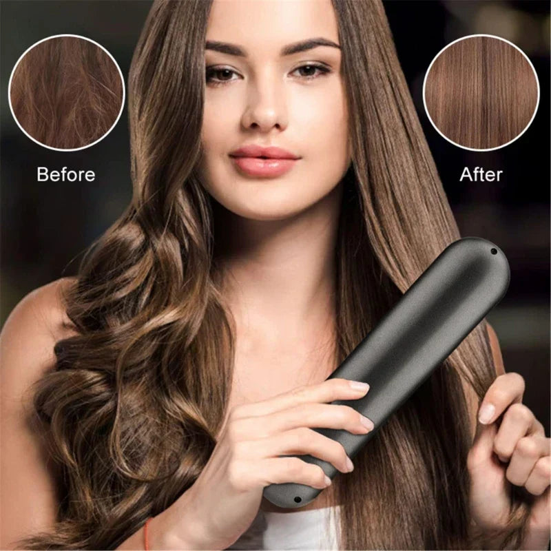 Tima Brush - Cordless Rechargeable Hair Straightening Brush