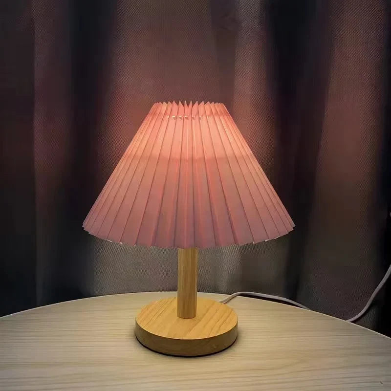 Foldable Pleat Table Lamp - Stylish Foldable LED Table Lamp for Unique Interior Design