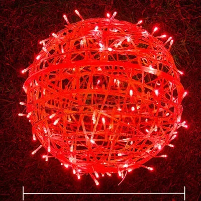 Sphere Rattan Festoon Lights - Elegant Rattan Festoon Lights for Every Occasion