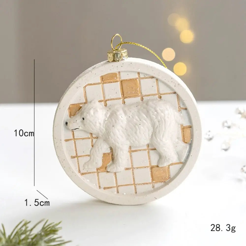 CharmingSnow Christmas Decorations – Enchanting Ceramic Christmas Hanging Decorations