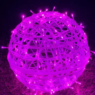 Sphere Rattan Festoon Lights - Elegant Rattan Festoon Lights for Every Occasion