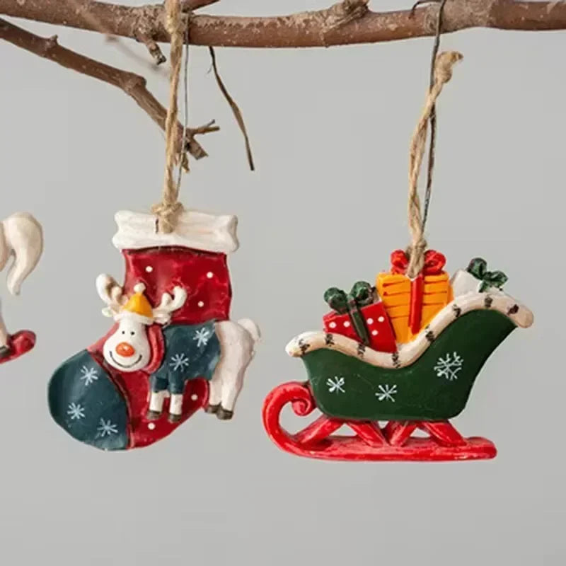 FrostyAntlers Socks - Festive Moose Christmas Decoration
