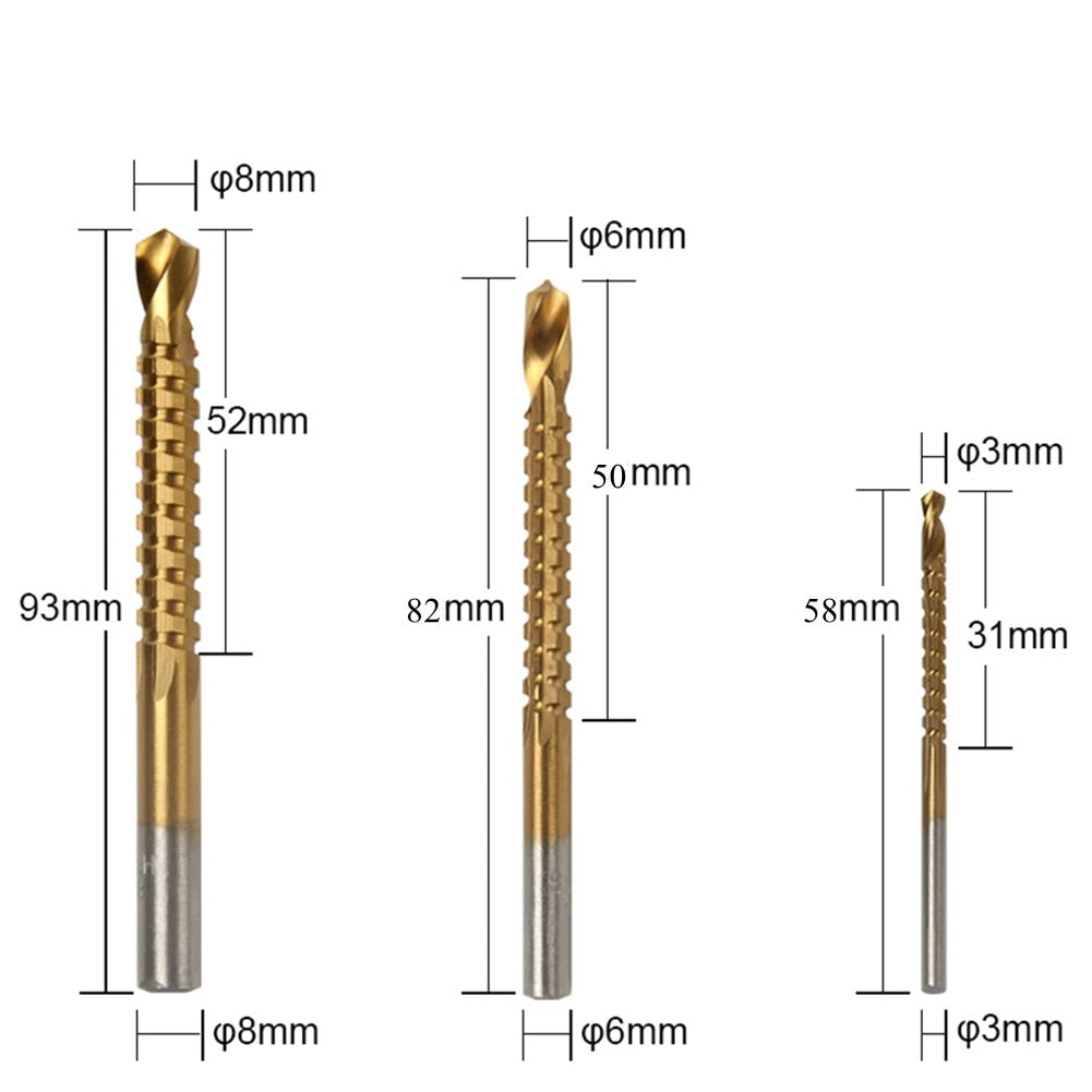 TitaniumPro Drill Set – Precisieboor voor Metaal en Hout