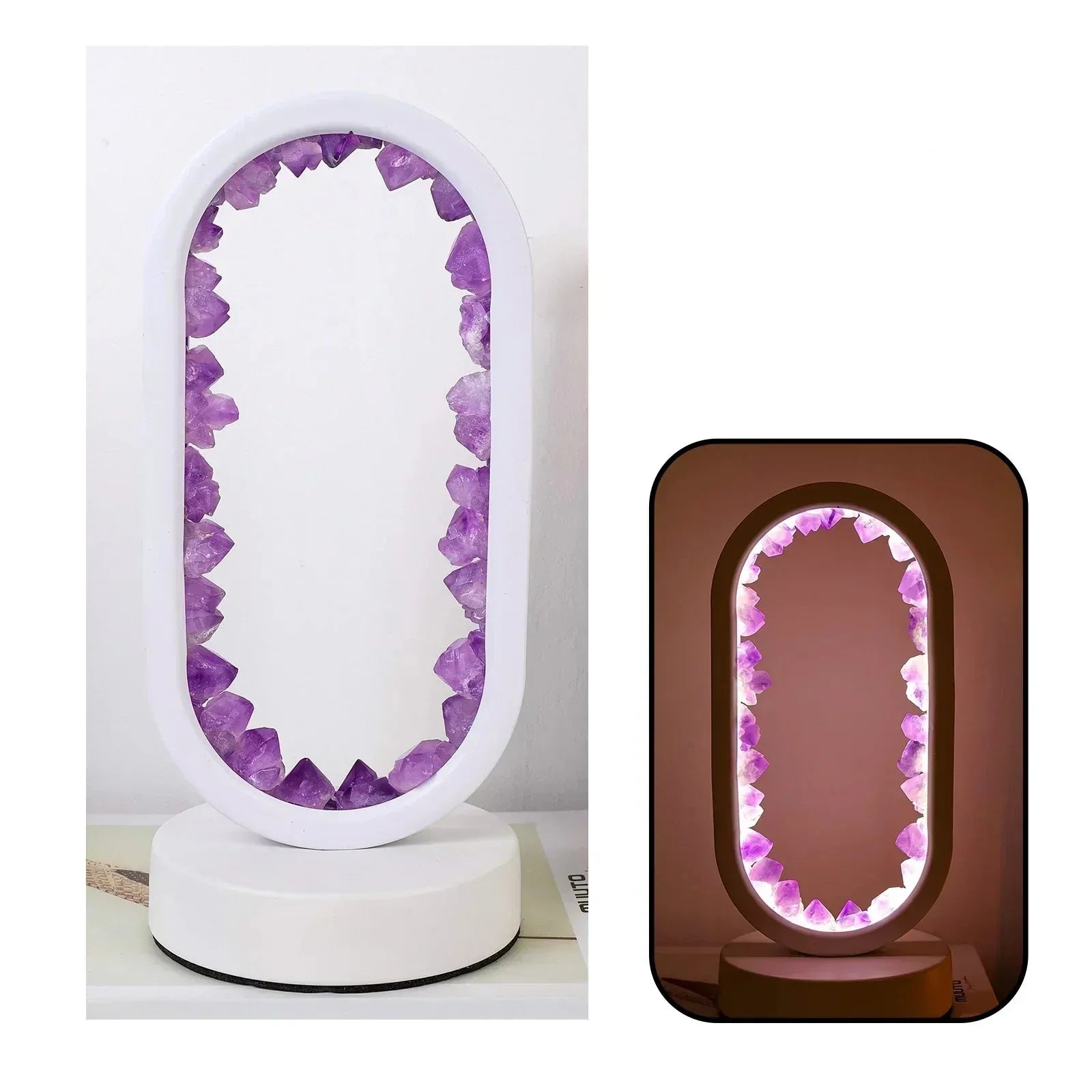 Amethystique – Elegant Natural Crystal Lighting