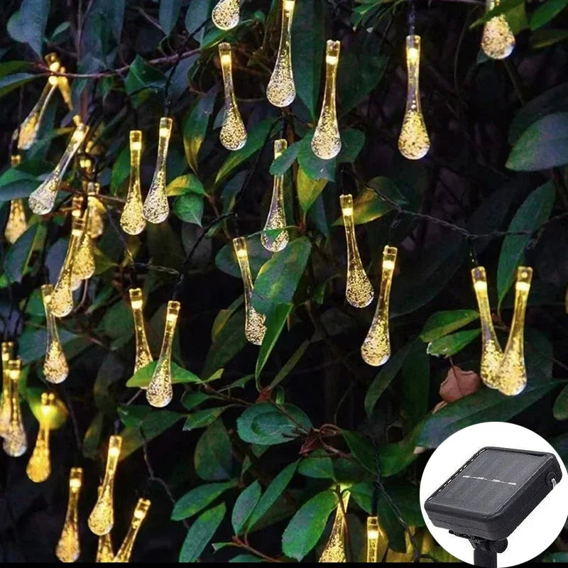 MagicGlow Garden Lamp - Enchanting Solar Energy Flower Garland