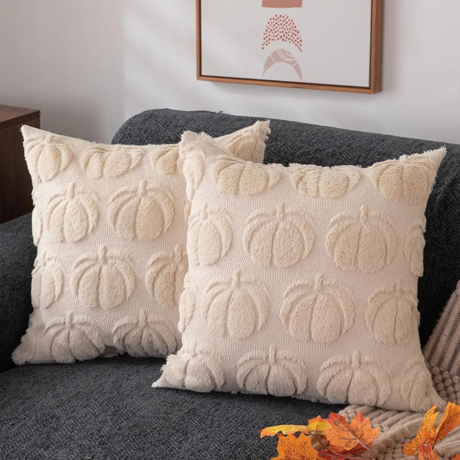 Céleste Cushion Cover - Luxury Autumn Faux Fur Cushion Cover – Warmth & Style