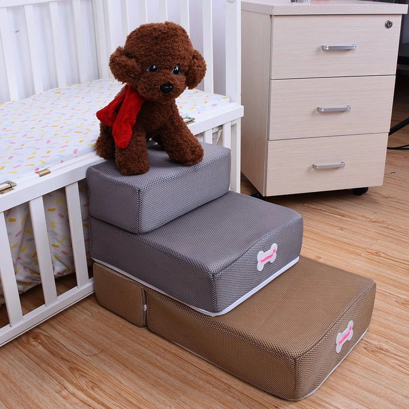 DogStep Pro - Luxury 2-Layer Dog Stairs