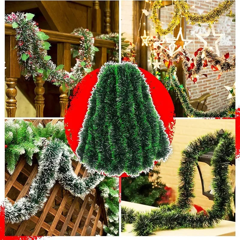 Verdant Christmas Decoration Ribbon - Luxury Green Christmas Decoration Ribbon