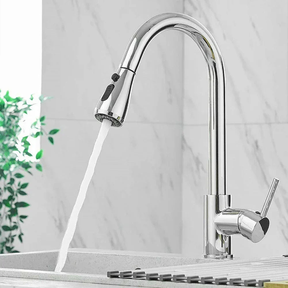 BlackStream Faucet – Modern Pull-Out Kitchen Faucet Black