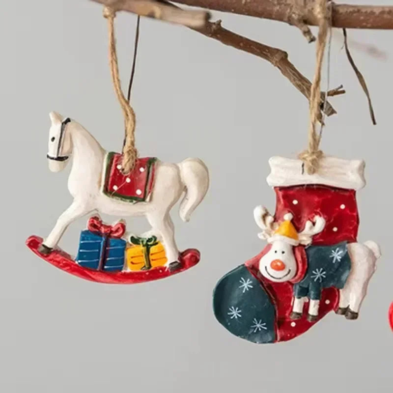 FrostyAntlers Socks - Festive Moose Christmas Decoration