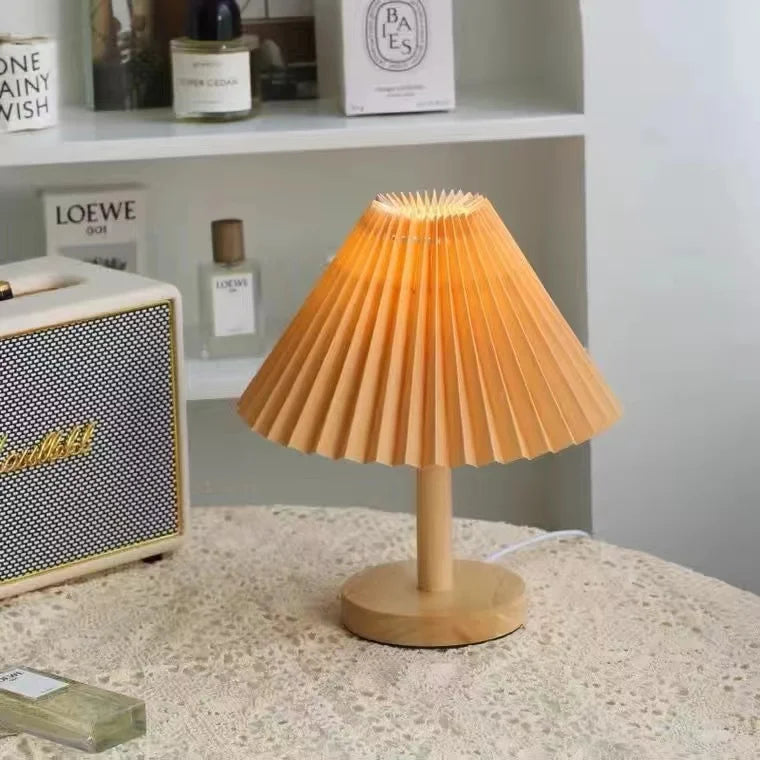 Foldable Pleat Table Lamp - Stylish Foldable LED Table Lamp for Unique Interior Design