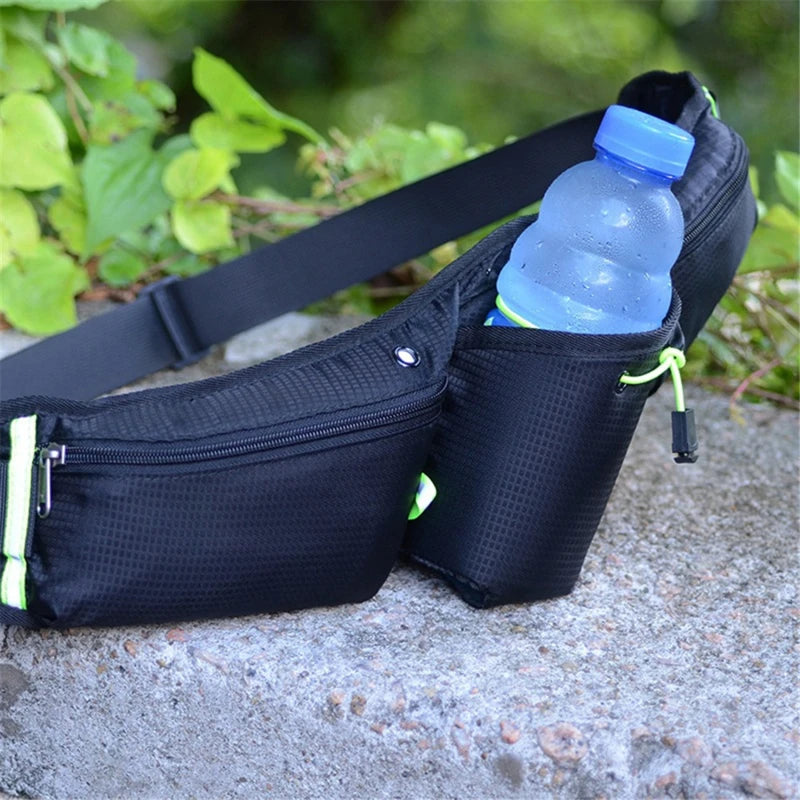 RunEase Belt – Waterproof Running Belt with Bottle Holder
