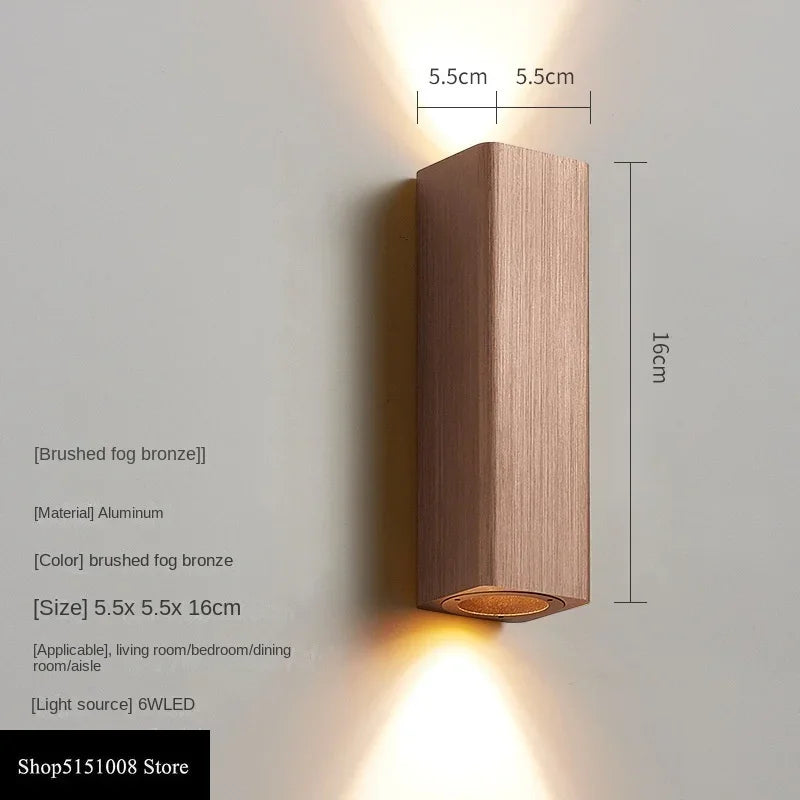 GlowLuxe - Stylish LED Wall Lamp for Bedroom
