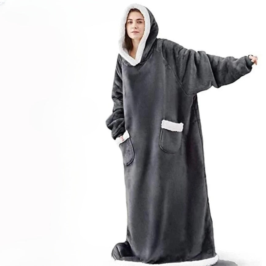 CozyWrap - Luxury Oversized Fleece Hoodie for Ultimate Comfort