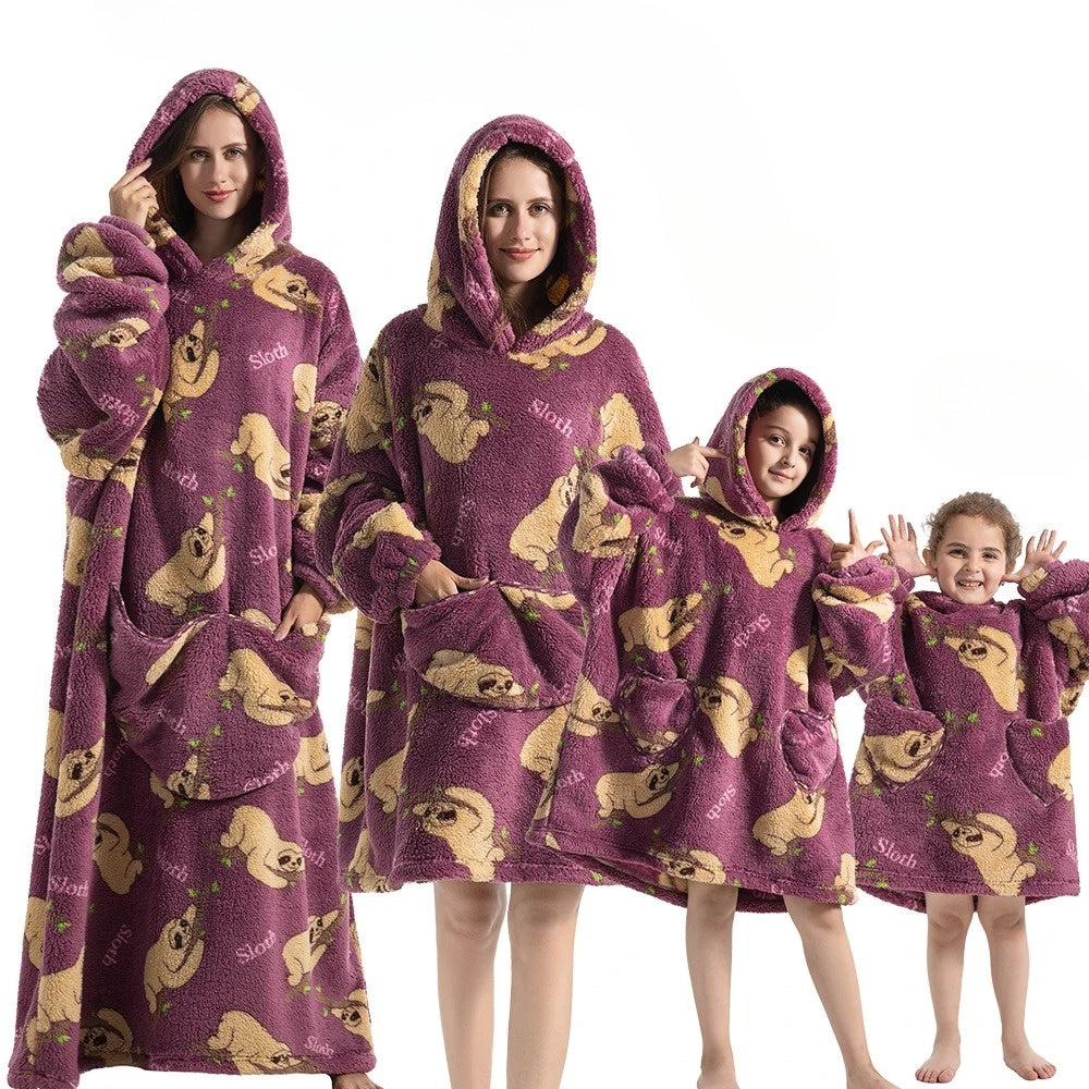 SpookySnuggle Blanket - Luxury Pumpkin Hoodie for Halloween