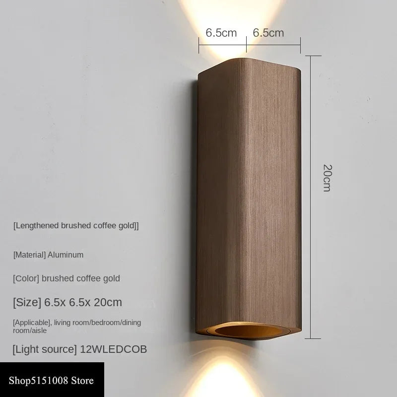 GlowLuxe - Stylish LED Wall Lamp for Bedroom