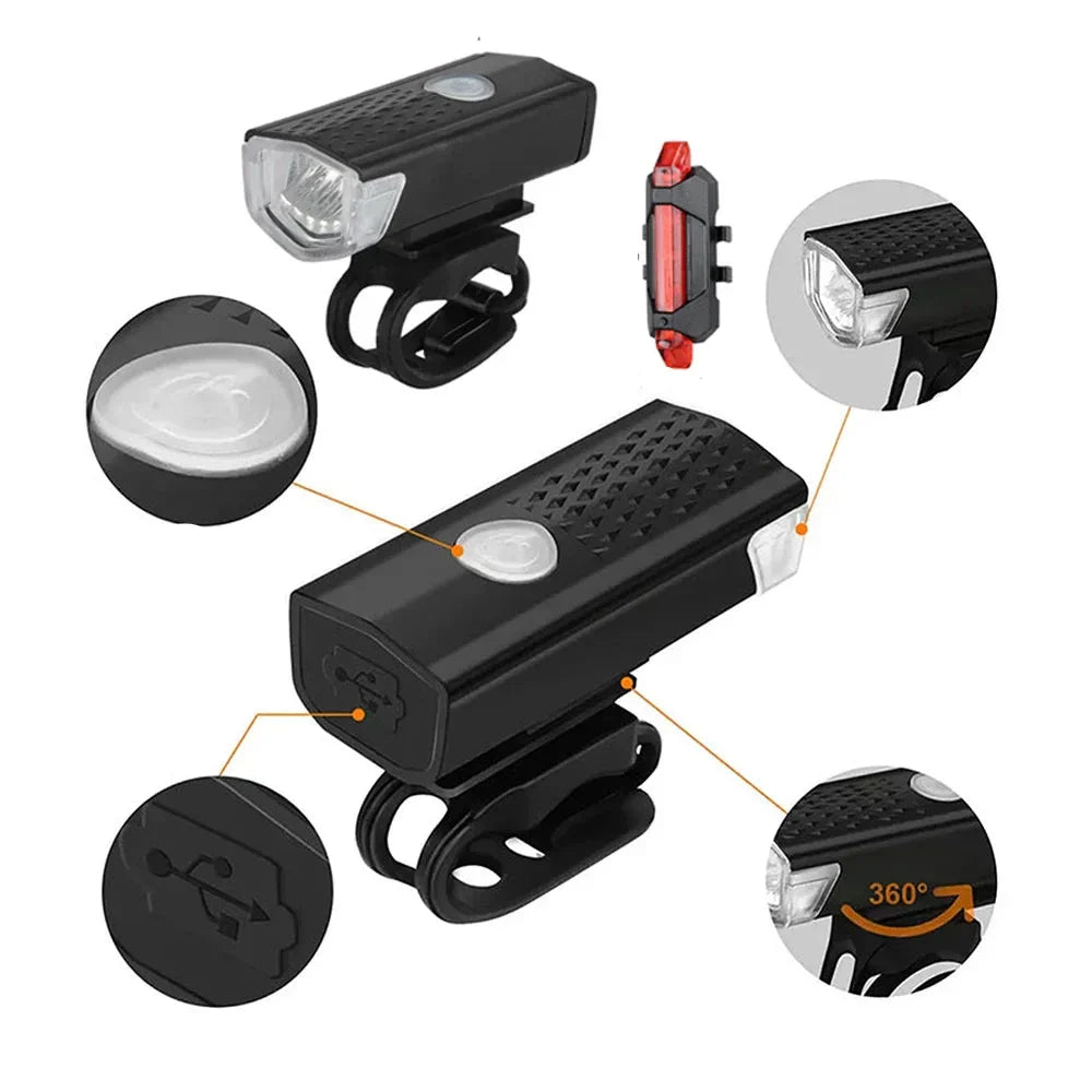 BicycleGlow – Rechargeable Bicycle Lights with 3 Modes
