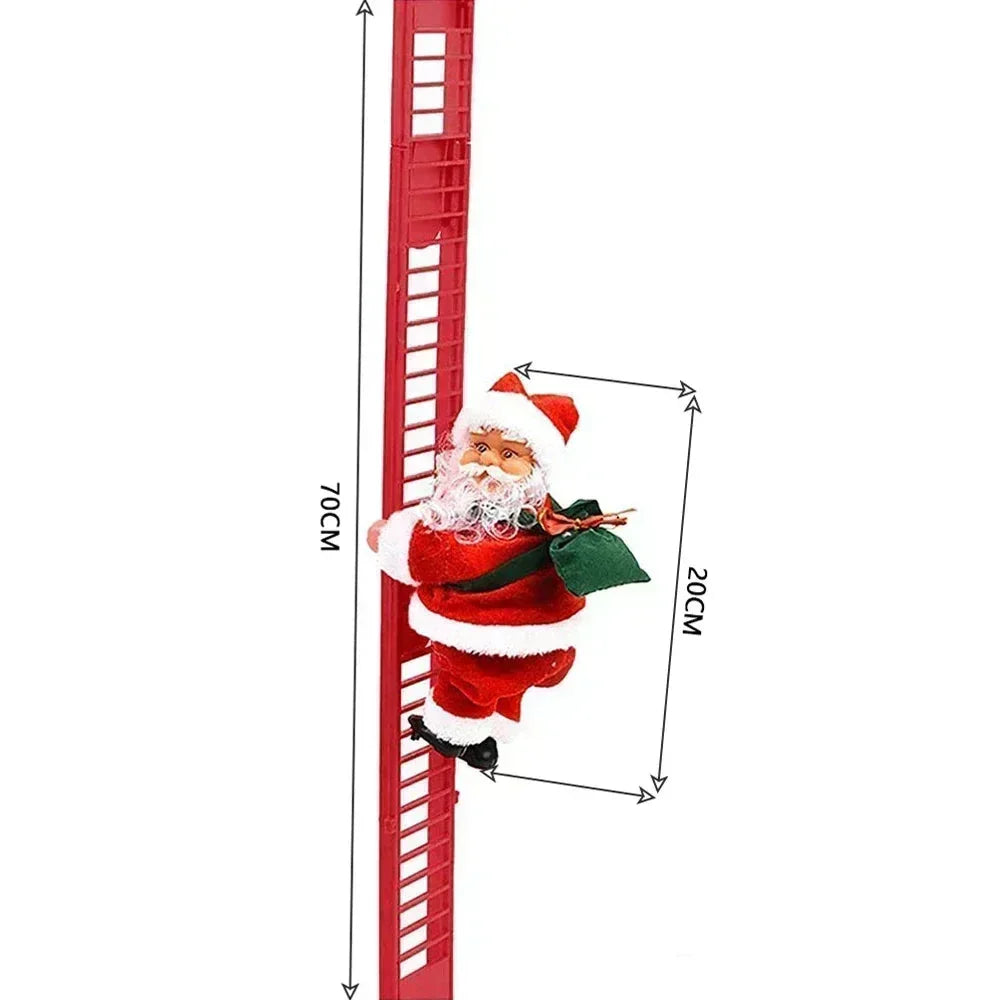 Climbing Santa - Magical Musical Climbing Santa Decoration