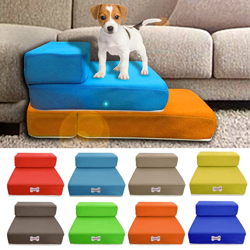 DogStep Pro - Luxury 2-Layer Dog Stairs